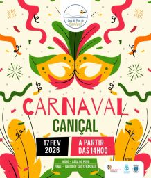 Cartaz Carnaval 2026 - Caniçal