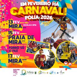 Cartaz Carnaval 2026 - Mira