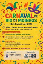 Cartaz Carnaval 2026 - Rio de Moinhos