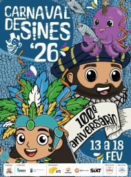 Cartaz Carnaval 2026 - Sines
