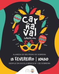 Cartaz Carnaval 2026 - Sobreira