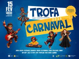 Cartaz Carnaval 2026 - Trofa