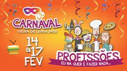 Cartaz Carnaval 2026 - Vieira de Leiria