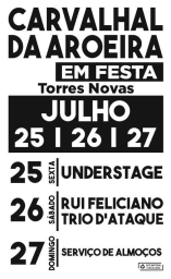 Cartaz Carvalhal da Aroeira em Festa 2025 - Torres Novas