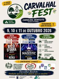 Cartaz Carvalhal Fest 2026 - Carvalhal Benfeito