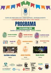 Cartaz Comemoração dos 100 Anos 2026 - Entroncamento
