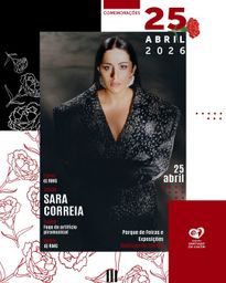Cartaz Comemorações 25 de Abril 2026 - Santiago do Cacém