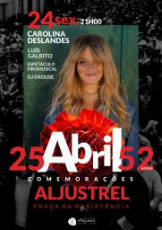 Cartaz Comemorações do 25 de Abril 2026 - Aljustrel