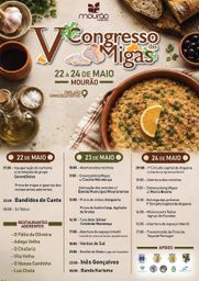 Cartaz Congresso das Migas 2026 - Mourão