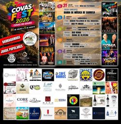 Cartaz Covas Fest 2026 - Covas do Douro