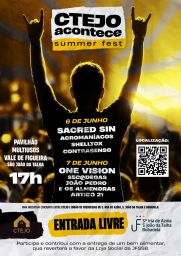 Cartaz CTEJO Acontece Summer Fest 2026 - São João da Talha