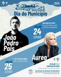 Cartaz Dia do Município 2026 - Santiago do Cacém