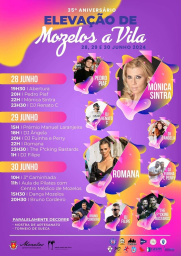 Cartaz Elevação de Mozelos a Vila 2024 - Santa Maria da Feira