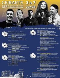 Cartaz Exposição e Feira de Artesanato e Gastronomia 2026 - Ceira