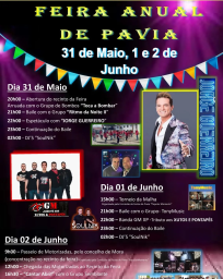 Cartaz Feira Anual de Pavia 2024 - Mora