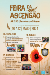 Cartaz Feira da Ascensão 2024 - Areias
