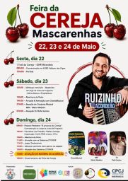 Cartaz Feira da Cereja 2026 - Mascarenhas