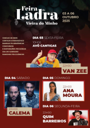 Cartaz Feira da Ladra 2025 - Vieira do Minho