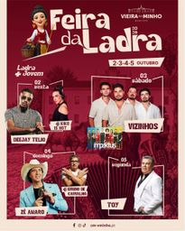 Cartaz Feira da Ladra 2026 - Vieira do Minho