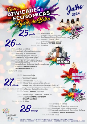 Cartaz Feira das Atividade Económicas 2024 - Aguiar da Beira