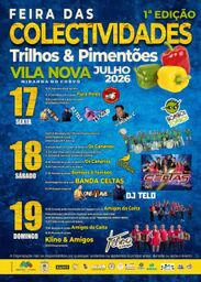 Cartaz Feira das Colectividades 2026 - Vila Nova