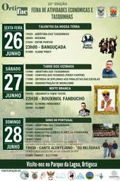 Cartaz Feira de Atividades Económicas e Tasquinhas 2026 - Ortigosa