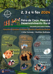 Cartaz Feira de Caça, Pesca e Desenvolvimento Rural 2024 - Vilar Formoso