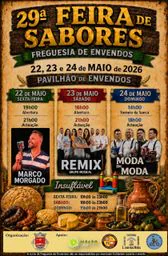 Cartaz Feira de Sabores 2026 - Envendos