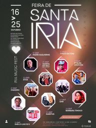 Cartaz Feira de Santa Iria 2026 - Tomar