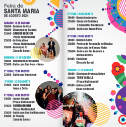 Cartaz Feira de Santa Maria 2024 - Campo Maior