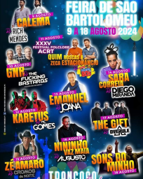 Cartaz Feira de São Bartolomeu 2024 - Trancoso