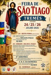 Cartaz Feira de São Tiago 2026 - Tremês