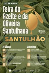 Cartaz Feira do Azeite e da Oliveira Santulhana 2026 - Santulhão