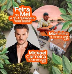 Cartaz Feira do Mel e do Artesanato 2026 - Pedras Salgadas