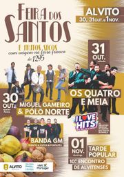 Cartaz Feira dos Santos 2026 - Alvito