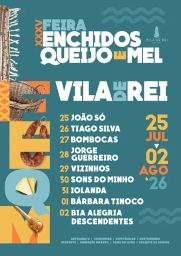 Cartaz Feira Enchidos Queijo e Mel 2026 - Vila de Rei