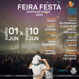 Cartaz Feira Festa 2024 - Quinta do Conde