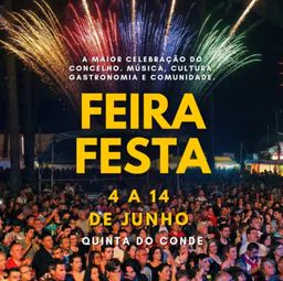 Cartaz Feira Festa da Quinta do Conde 2026 - Quinta do Conde