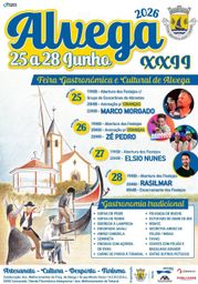 Cartaz Feira Gastronómica e Cultural de Alvega 2026 - Alvega