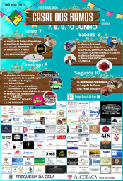 Cartaz Festa Anual 2024 - Casal dos Ramos