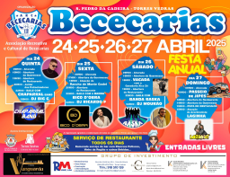Cartaz Festa anual 2025 - Bececarias 