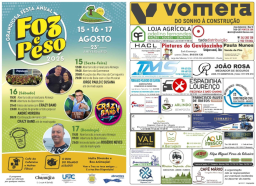 Cartaz Festa Anual 2025 - Chamusca