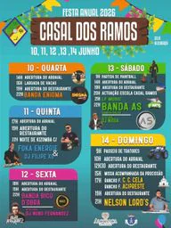 Cartaz Festa Anual 2026 - Cela