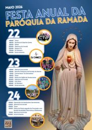 Cartaz Festa Anual da Paróquia da Ramada 2026 - Ramada