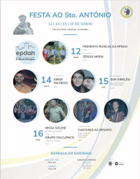 Cartaz Festa ao Santo António 2024 - Creixomil