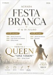 Cartaz Festa Branca 2026 - Achada