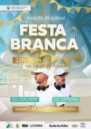 Cartaz Festa Branca 2026 - Foz do Arelho