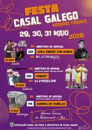 Cartaz Festa Casal Galego 2026 - Marinha Grande