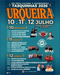 Cartaz Festa Cultural e Gastronómica Tasquinhas 2026 - Urqueira