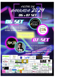 Cartaz Festa da Barrada 2024 - Abrantes